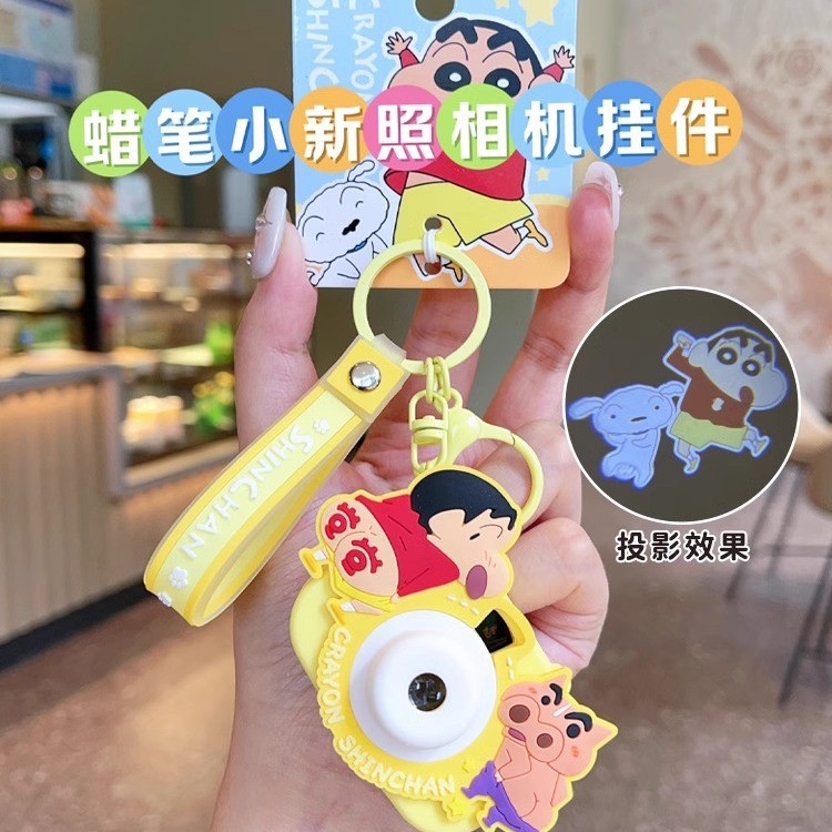 蜡笔小新照相机挂件玫瑰花干瓣挂件可爱装饰品