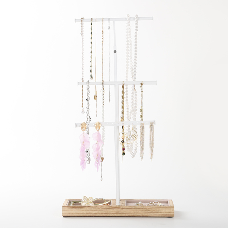 可拆装多层T型首饰架耳环项链戒指收纳架欧式珠宝饰品展示架