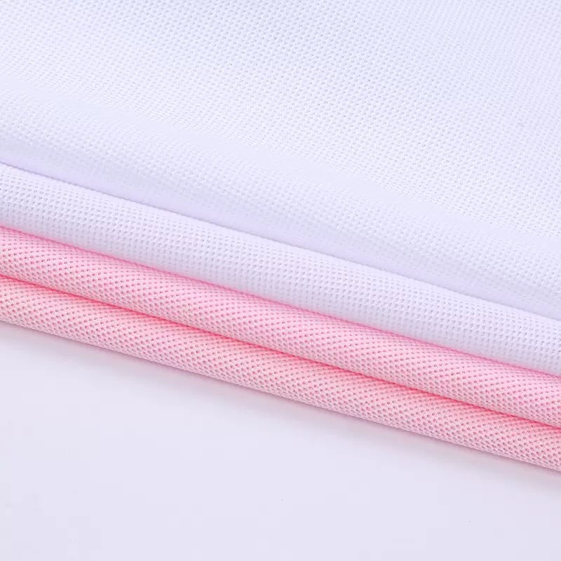 200g knitted spring and summer business short-sleeved school uniform moisture-wicking and sweat-wicking fabric imitating cotton beads from the original manufacturer in stock Application Scenario