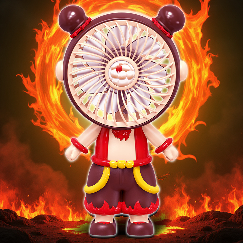 新款小火灵珠手持小风扇usb便携式宿舍小型风扇办公桌面静音超强风细节图