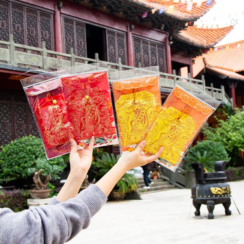 In the Year of the Horse 2026, the Tai s Bag Temple sachet, Tai s brocade sachet, and Tai S Blessing Bag details Picture