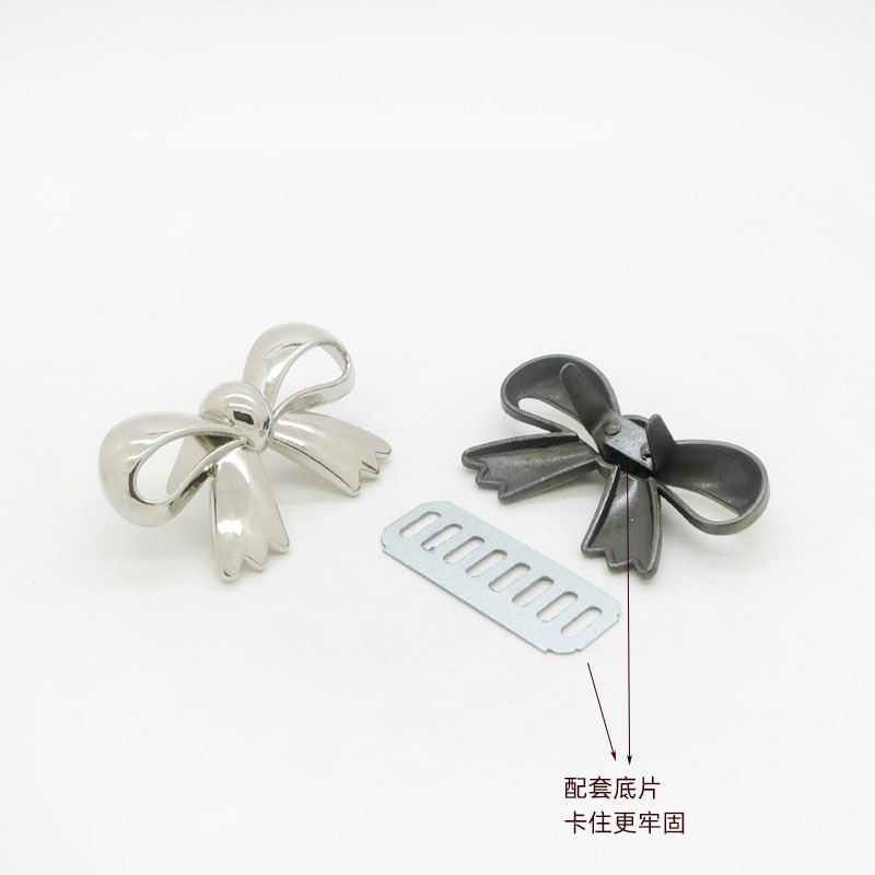 The manufacturer supplies luggage accessories, bow trademarks, metal zinc alloy DIY jewelry accessories in stock for wholesale Specification drawing