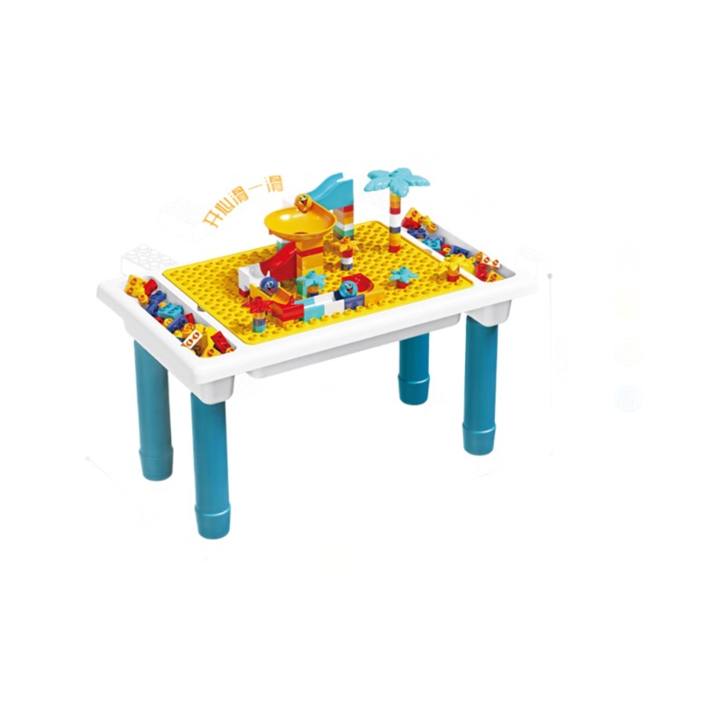 Compatible LEGO children's building block table assembly toys, large educational multi-functional learning and playing table for boys and girls Item Picture