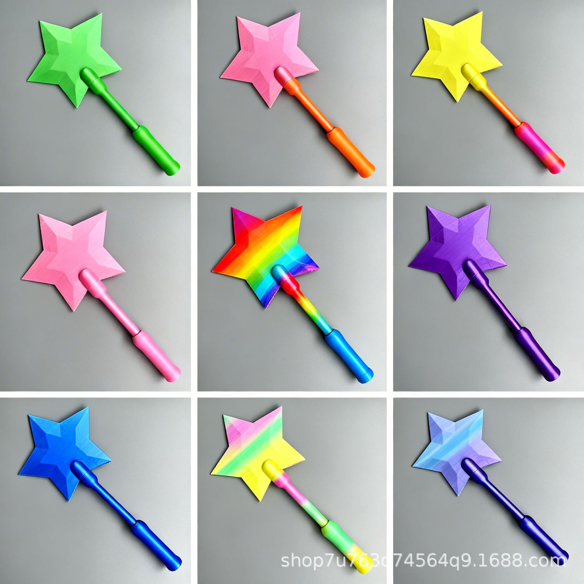 跨境3D Printed Wand Tap to Pay星光魔法棒非接触式支付卡夹伸缩