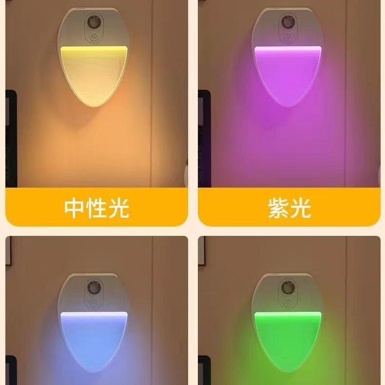 The new cross-border patent rechargeable human body sensor lamp and magnetic attraction lamp automatically lights up at night, creating an atmosphere for home corridors and passageways Application Scenario
