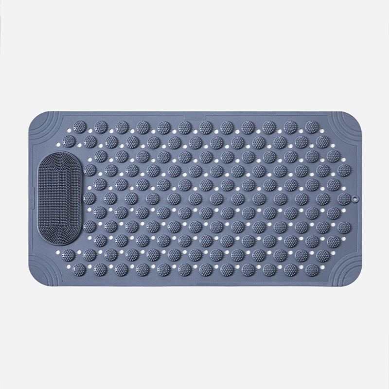 Summer special bathroom anti-slip mat, square household massage foot mat, bathroom washable bathtub mat, plastic floor mat Item Picture