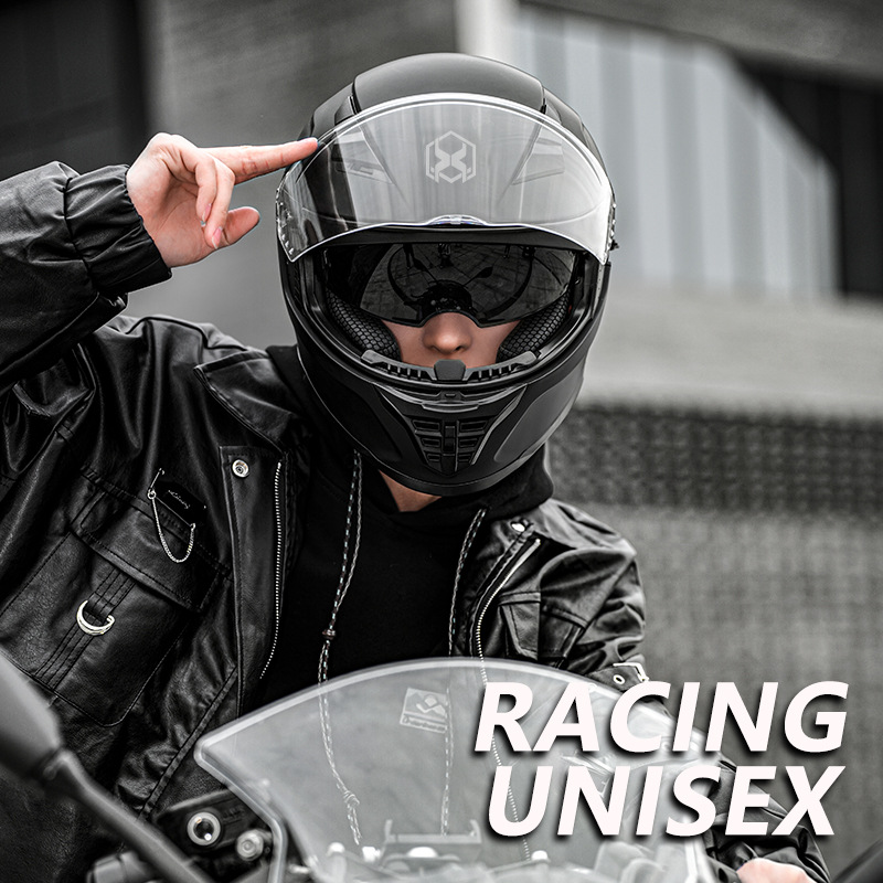 3C/DOT certified motorcycle helmet, men's warm motorcycle full helmet, women's all-season universal electric motorcycle riding safety helmet details Picture