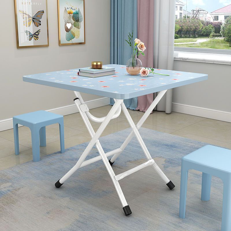 ⭐ Folding table, folding dining table, simple household dining table, rental house, street stall, simple small apartment dining table Specification image