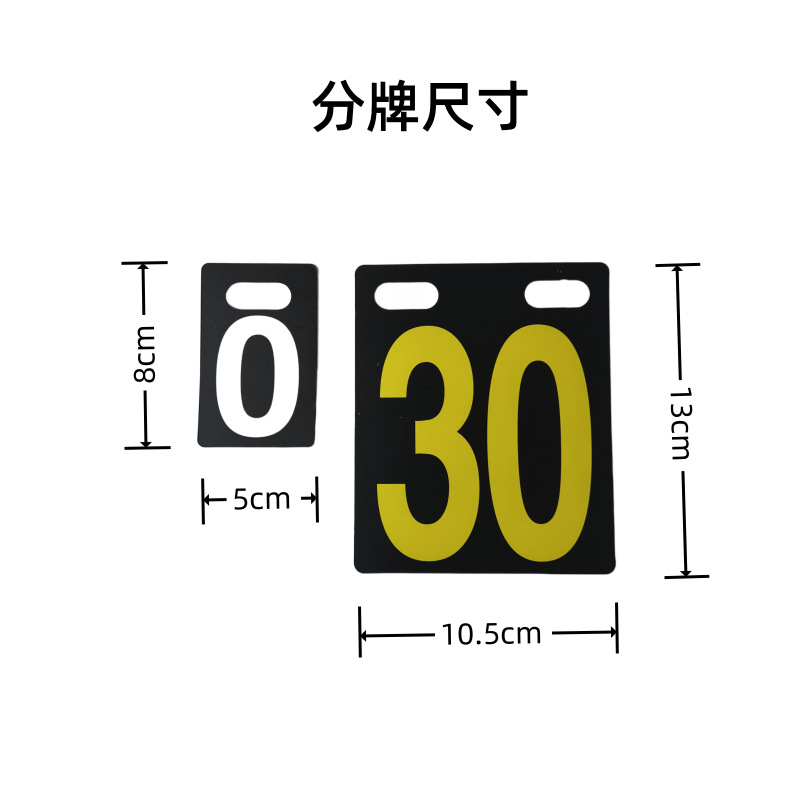 Factory sales scoreboard, thickened plastic box playing card box, engineering plastic flipping, multiple activity competition scoring Application Scenario