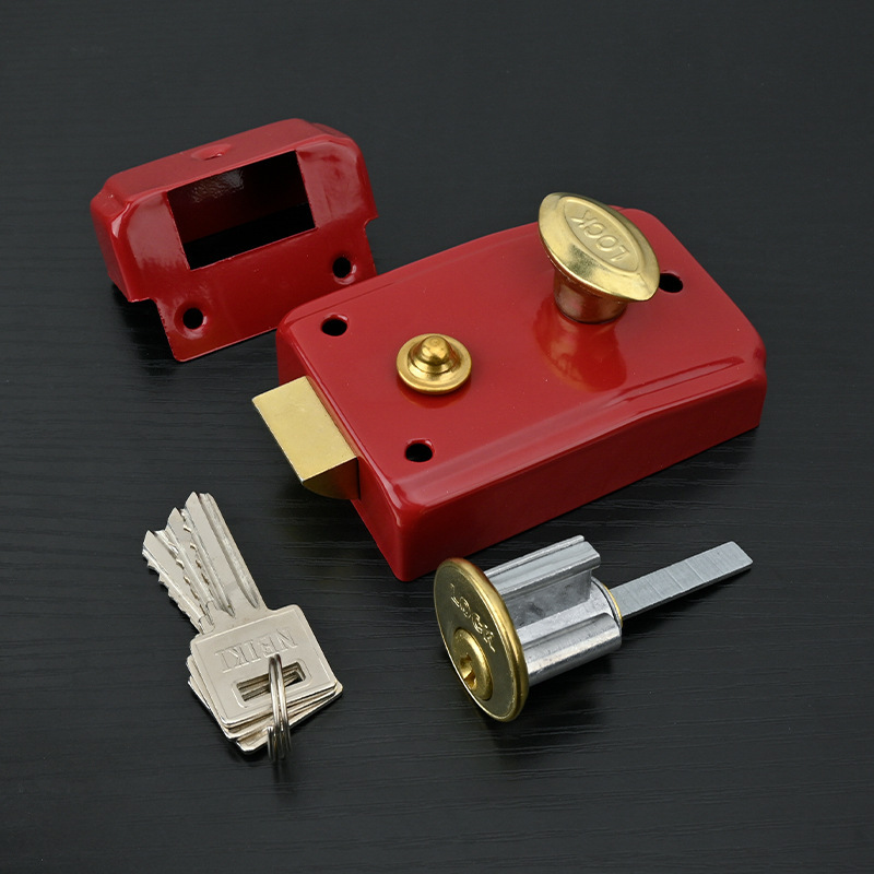 Bull Head door Lock 708 door lock, interior and exterior door lock, interior core door lock, wooden door, iron door, single-tongue door lock Application Scenario