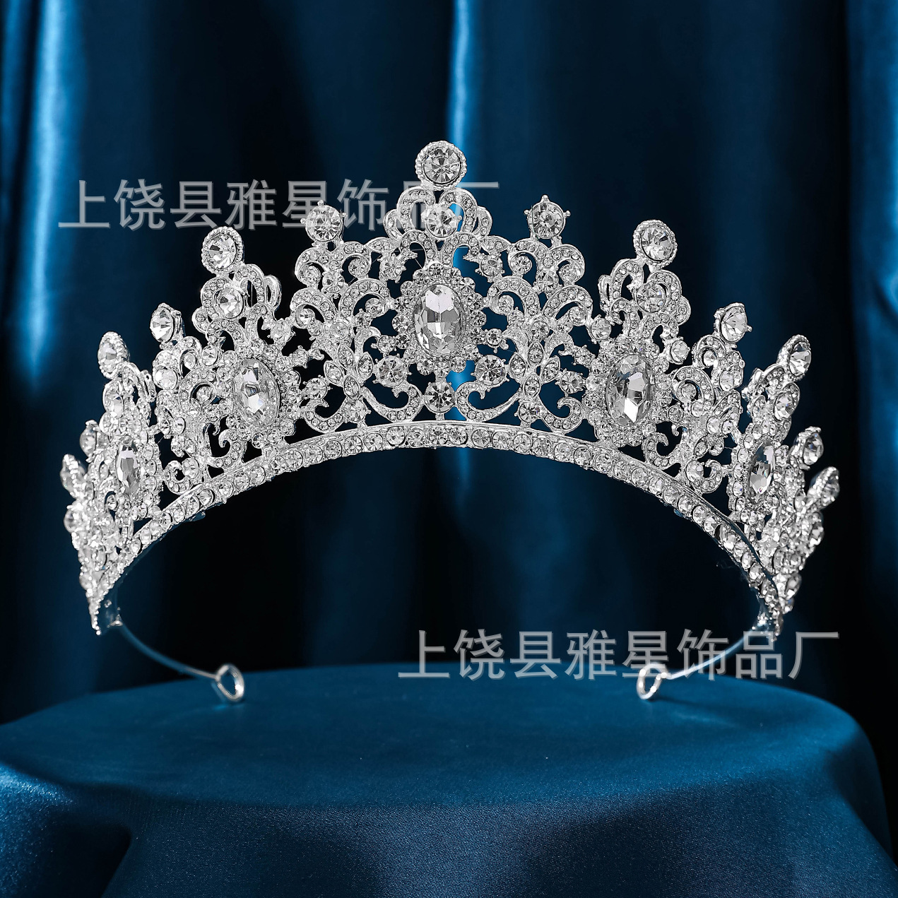 Bride's headwear, crown, luxurious crystal wedding dress, party accessories, wedding dinner, Korean-style birthday, wedding hair band wholesale