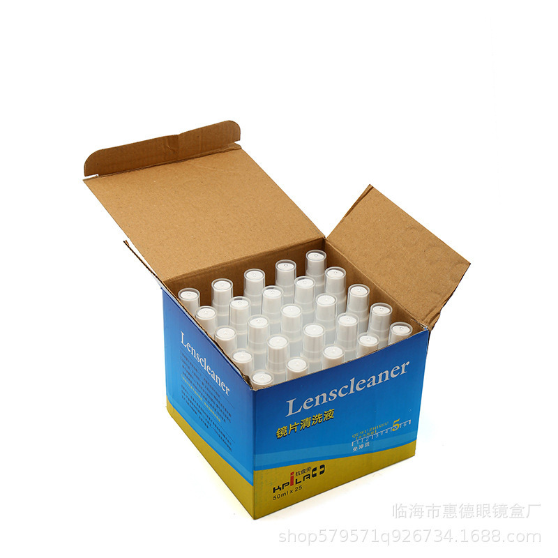 眼镜护理液清洗剂50ml镜片清洁剂眼镜喷雾便携屏幕清洁水批发厂家