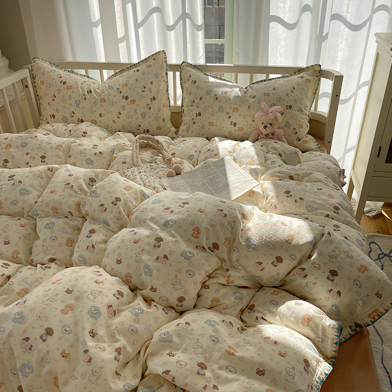 四件套/床品刺绣/床上用品/床品四件套/家纺产品图