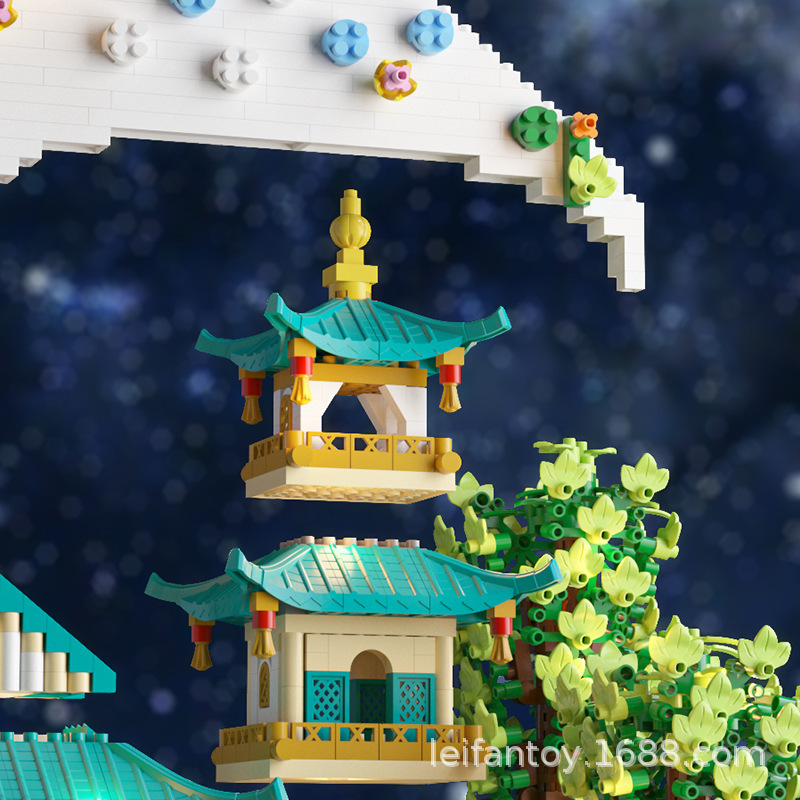 Wholesale of LEGO micro-diamond particle children's building models compatible with the building blocks and educational toys of the Palace of Coldness Application Scenario