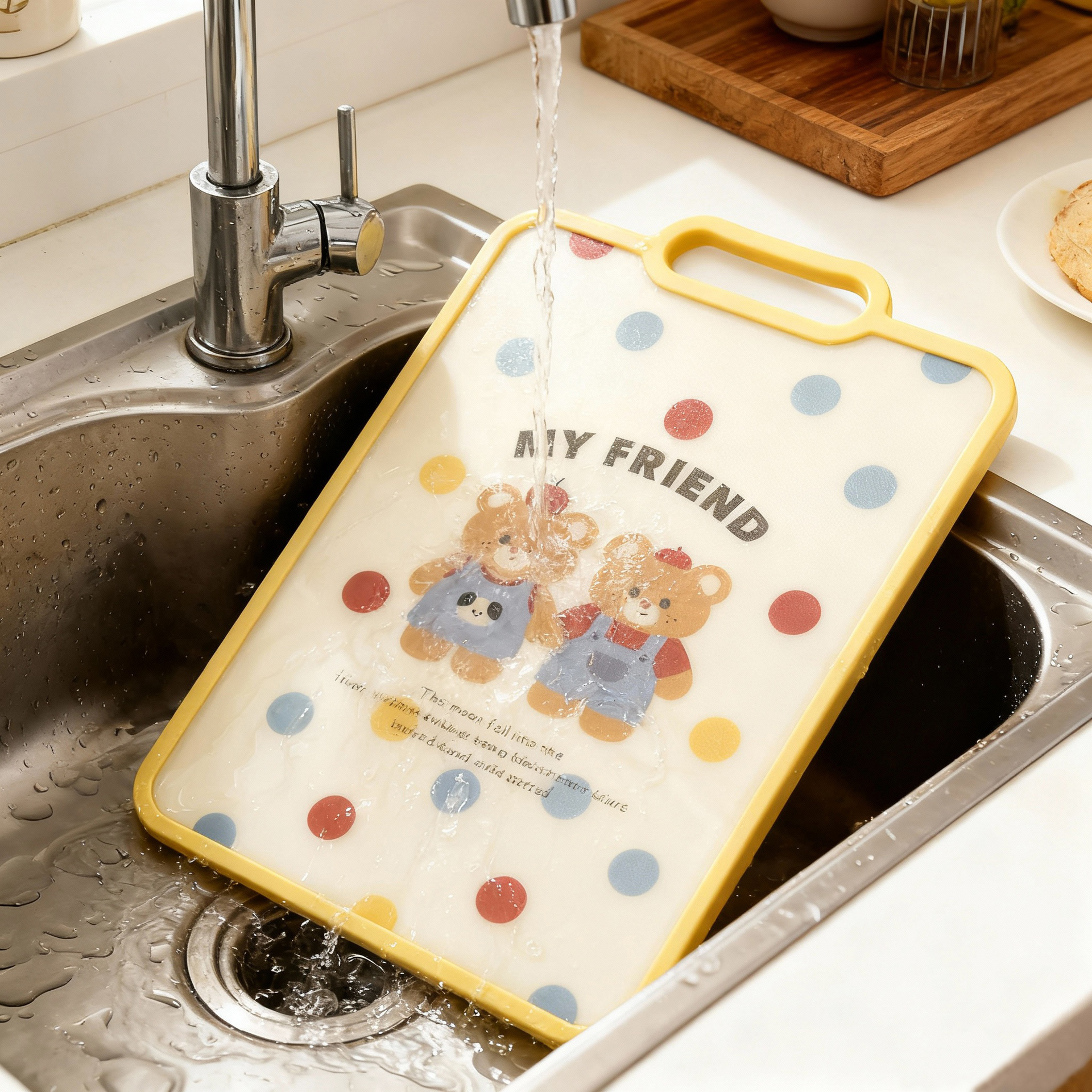 情之旅果蔬砧板pp塑料砧板防霉抗菌家用切菜板案板厨房粘板双面