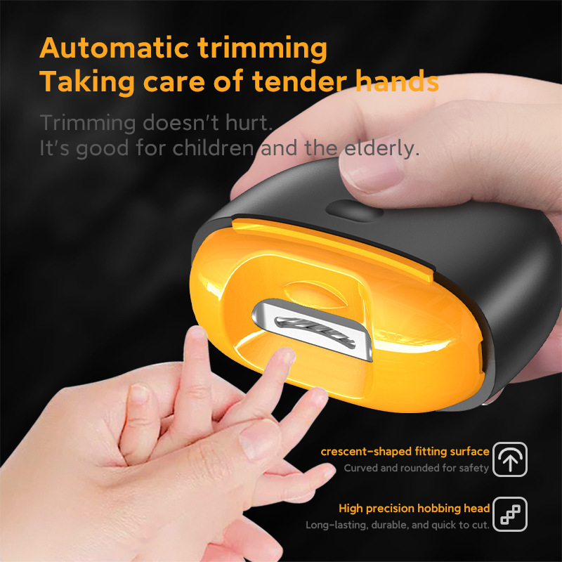 shanilak Cross-border electric nail clipper, new generation Bright nail clipper, infant nail trimmer, nail tool details Picture