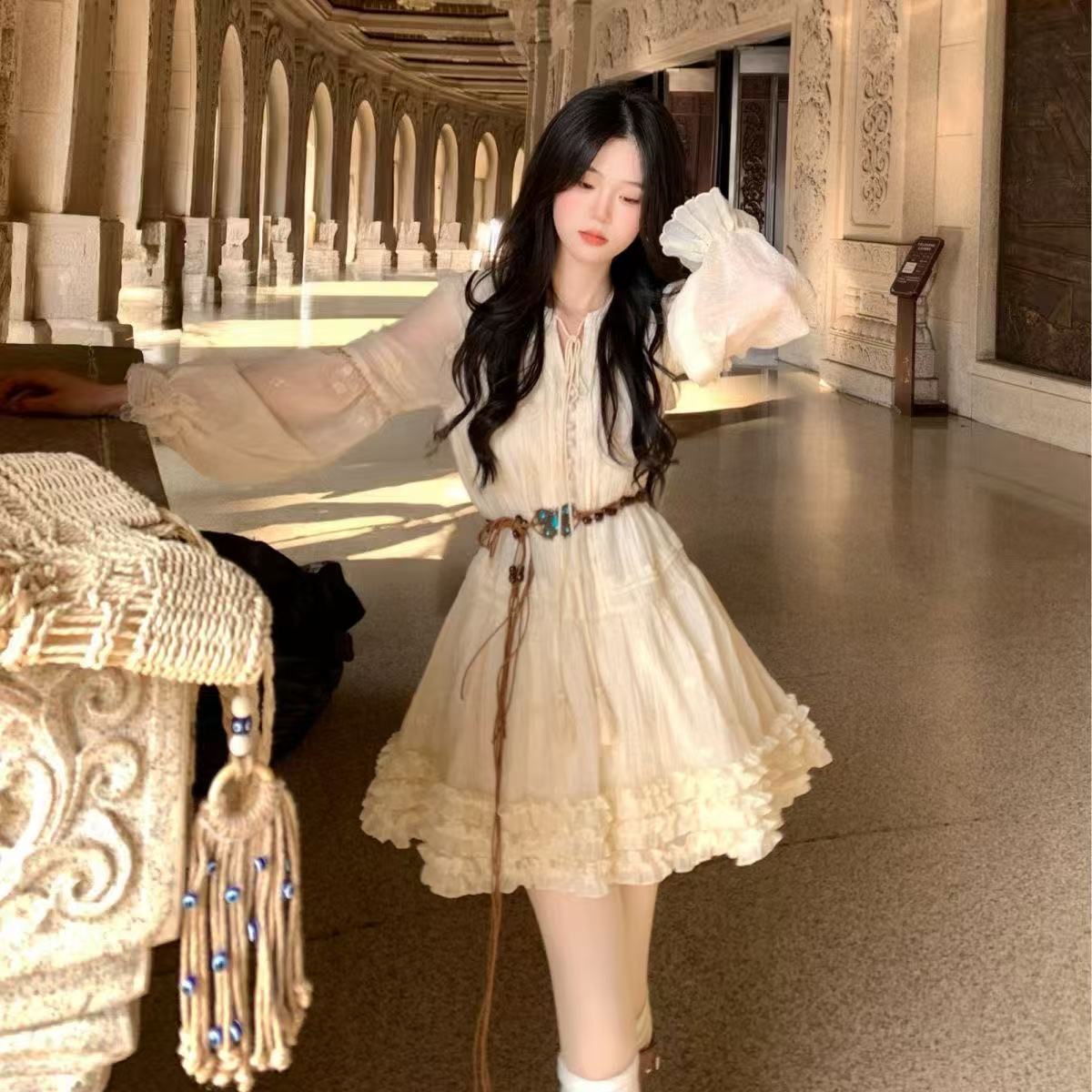 女装/国风服装/裙子/连衣裙/大码女装连衣裙产品图
