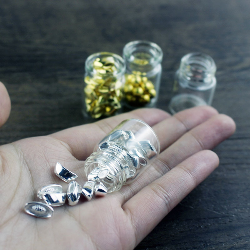 攒金豆豆的瓶子装小金豆子玻璃瓶透明存黄金豆豆收纳瓶金珠子收藏细节图