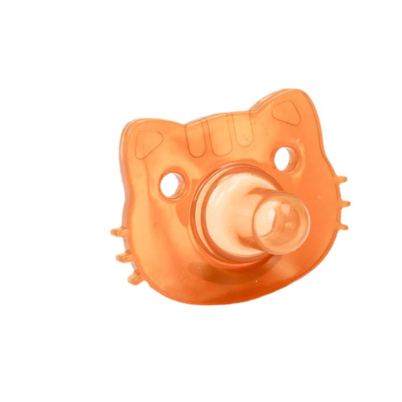 Newborn milk imitation silicone anti-drop chain pacifier from the manufacturer, daily and night use for babies, sleeping comfort, day and night combination Item Picture