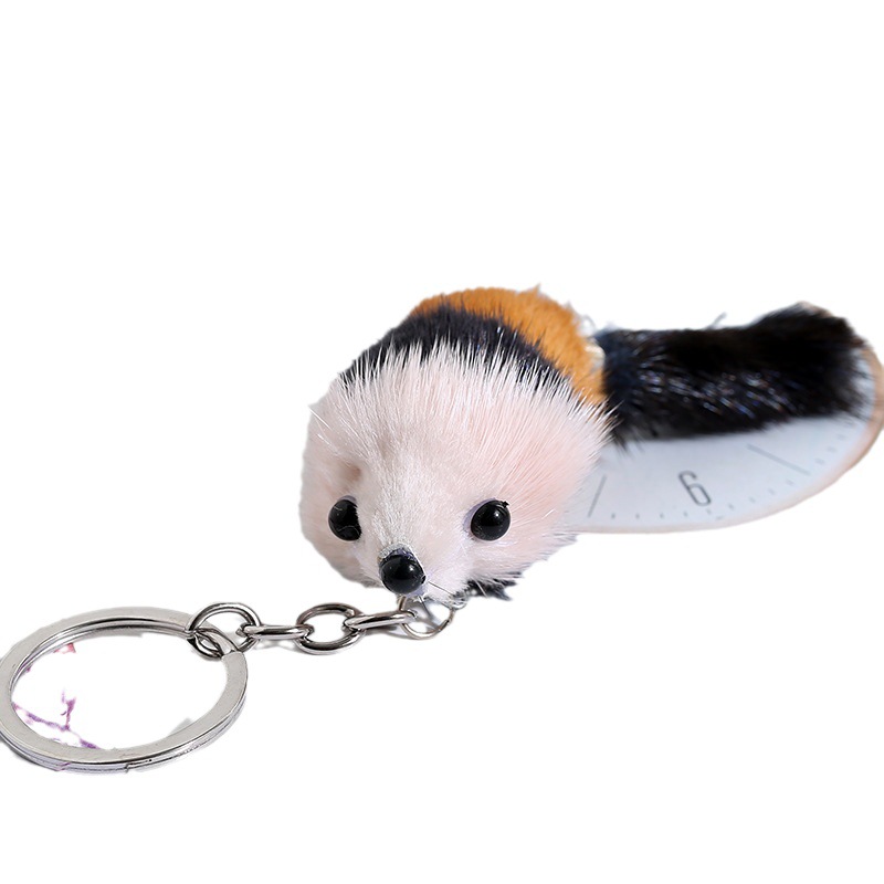 钥匙扣/卡通钥匙扣挂件/钥匙扣公仔挂件/宋锦/流沙入油玩具白底实物图