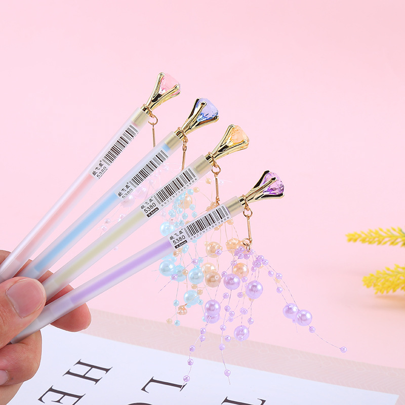 Oufeiya 5380 Diamond and Pearl Pendant, Activity Pencil, Cute and girlish heart Pendant, Mechanical pencil, Office stationery Specification image