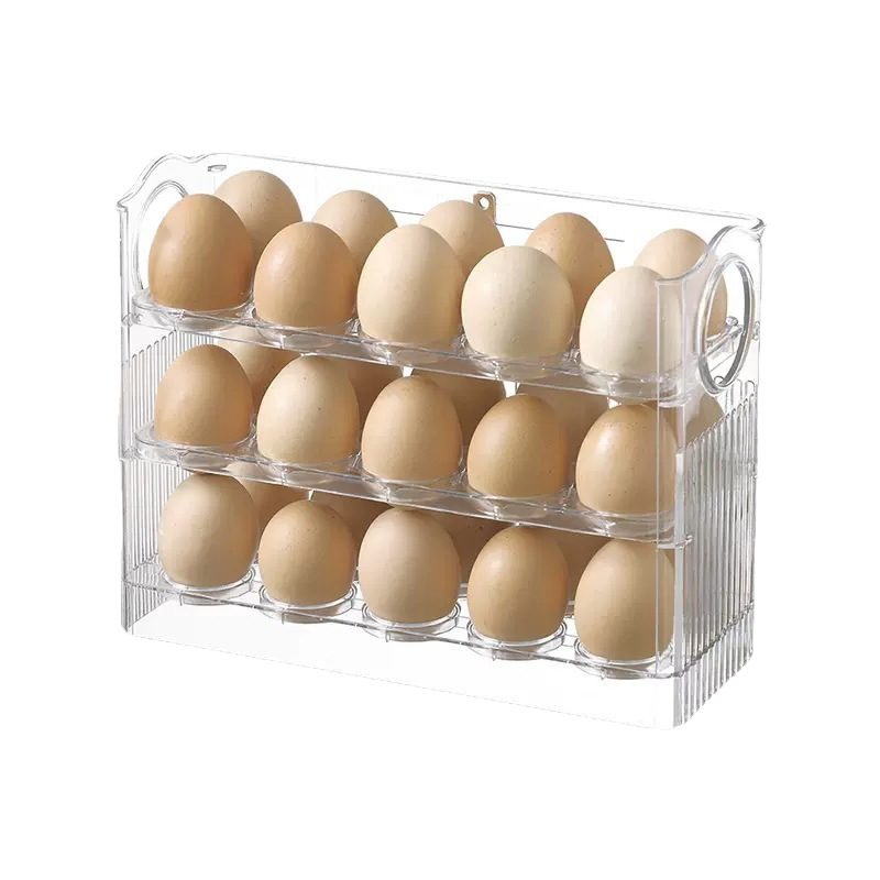صندوق البيض المقلوب آليا من باب الثلاجة الجانبي، صندوق بط بيض البط المخصص للمطبخ Item Picture