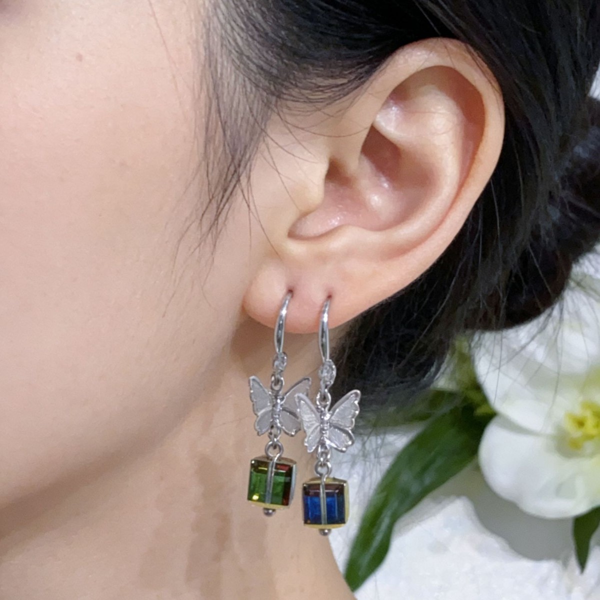 百搭奥地利水晶轻奢气质耳钉耳坠银针高级感耳饰时尚简约吊坠耳饰