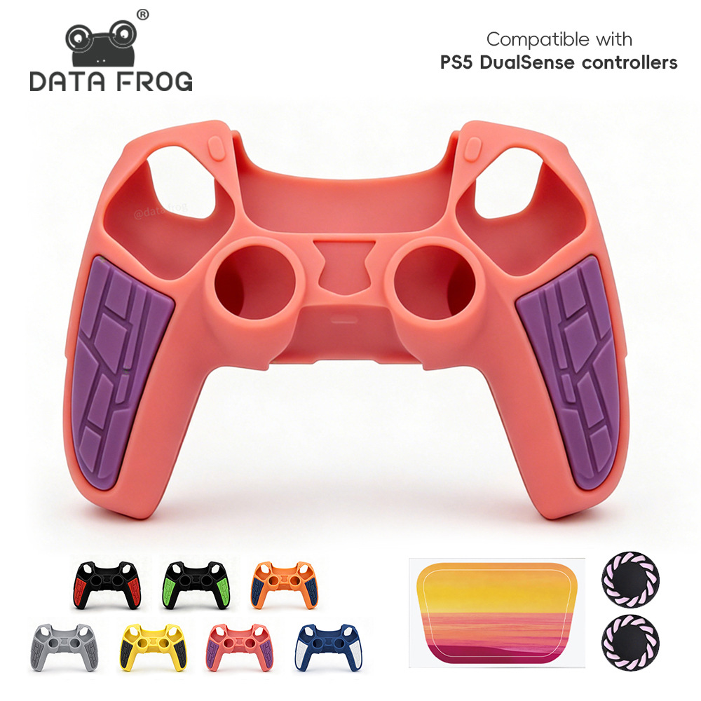 Adecuado para PS5 funda de textura gamepad protección de silicona funda antideslizante funda de silicona engrosada accesorios PS5 a prueba de polvo Application Scenario