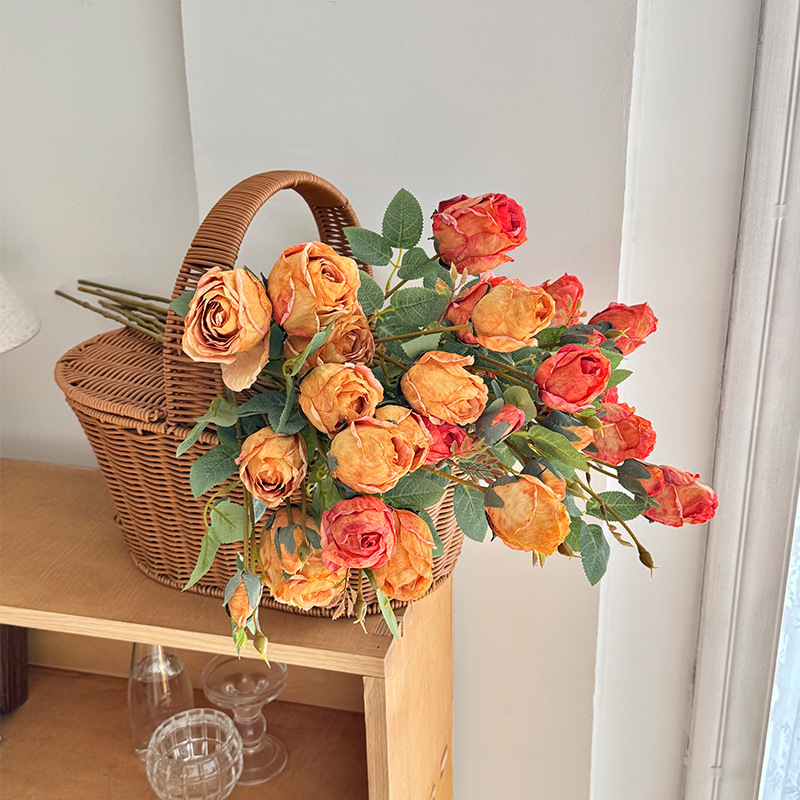 仿真玫瑰实物图