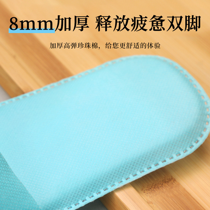 酒店专用一次性拖鞋100双装连锁宾馆无纺布加厚防滑室内批发耐用细节图