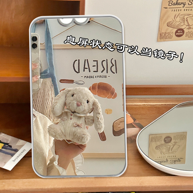 厂家直供镜面蓝牙体脂秤迷你电子称家用健康测脂人体秤成人体重秤细节图