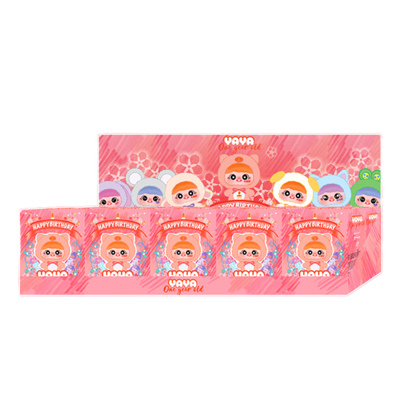 Creative and cute cartoon doll YAYA one-year-old plush blind box for girls, factory direct sales of festival gifts Application Scenario