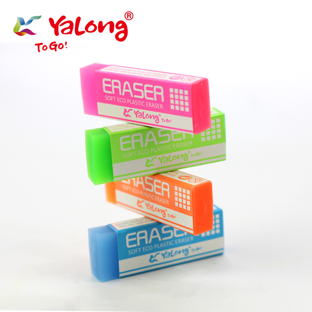 YALONG high-quality colored erasers TPR bright rubber school student supplies Specification image
