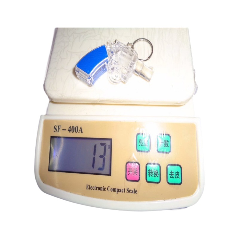 Yiwu children's toys new mini luminous gift LED keychain night light hanging card 001 gun manufacturer wholesale Item Picture