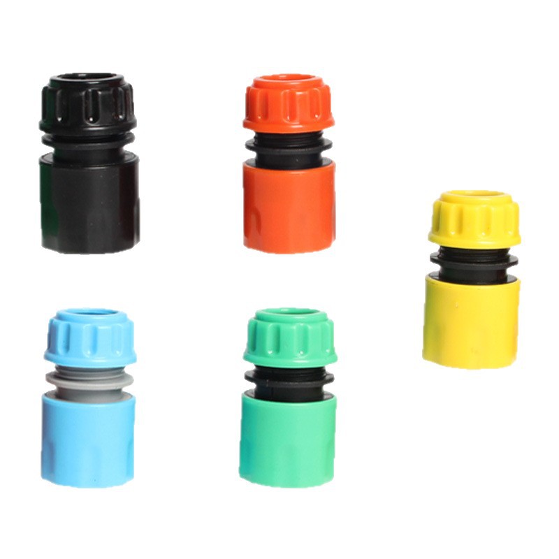 厂家大量供应高品质（土黄金色）4分通水接4分塑料快接水管接头