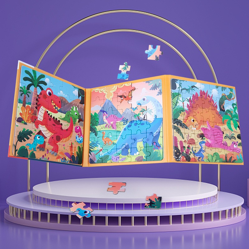 Cross-border bestseller Magnetic attraction jigsaw puzzle: Advanced magnetic children's jigsaw puzzle for 3-6 years old early education and intelligence Specification image