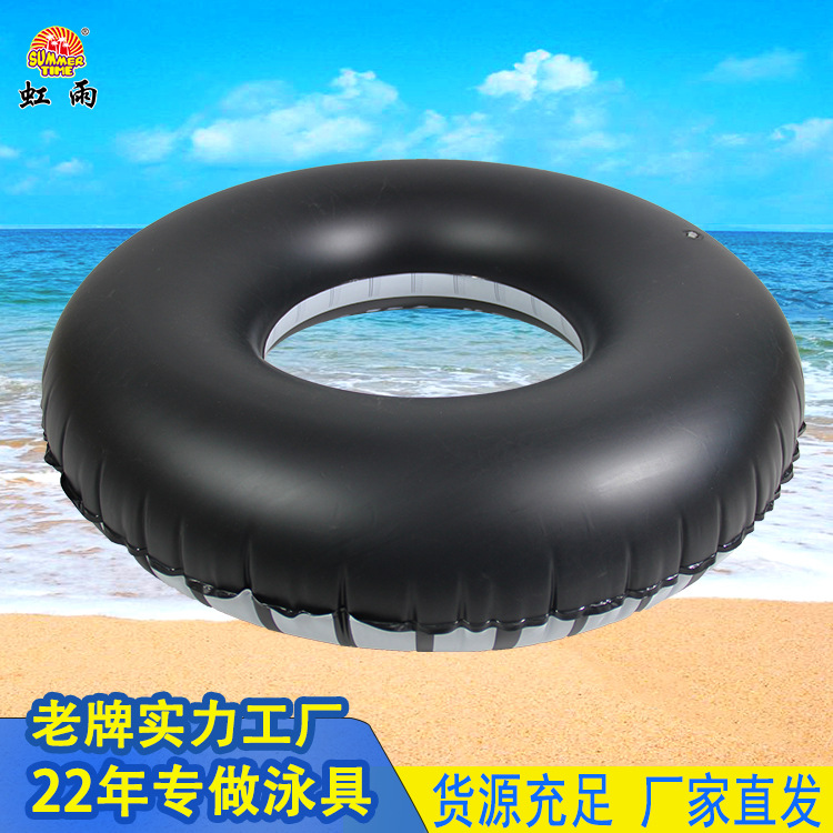 Wholesale of Hongyu's new children's tire swimming rings, featuring striped cute cartoon underarm rings and thickened inflatable swimming rings Application Scenario