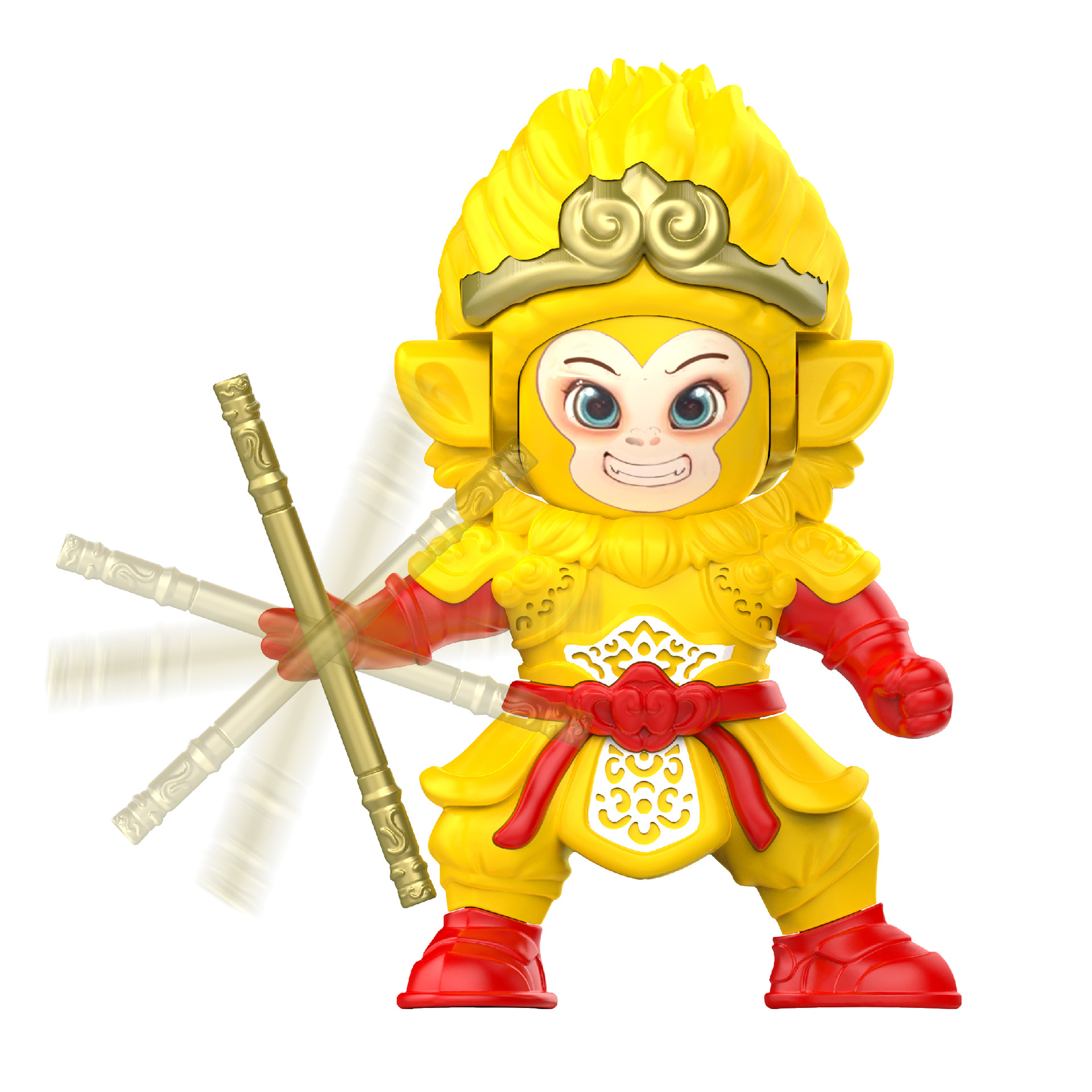 Sun Wukong's face-changing collectible figurines, the Legend of the Great War God, bedside table ornaments and small gifts for distribution Application Scenario