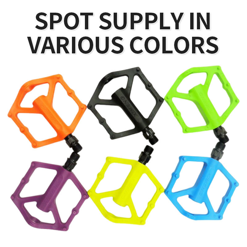 The cross-border best-selling Ximeng M26 mountain bike road bike with nylon pedals and ultra-light DU thin pedals details Picture