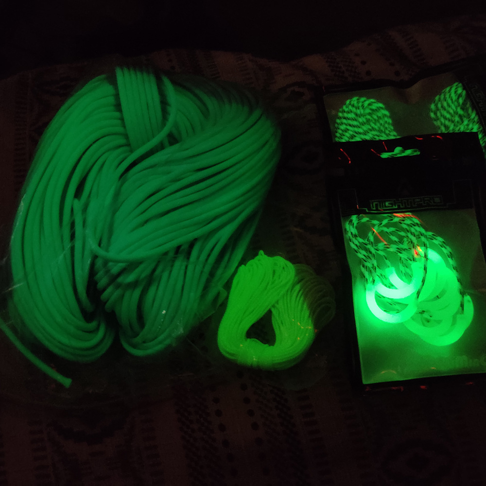 7芯4mm夜光伞绳户外多功能登山伞兵牵引编织绳天幕防风绳可定尺寸产品图