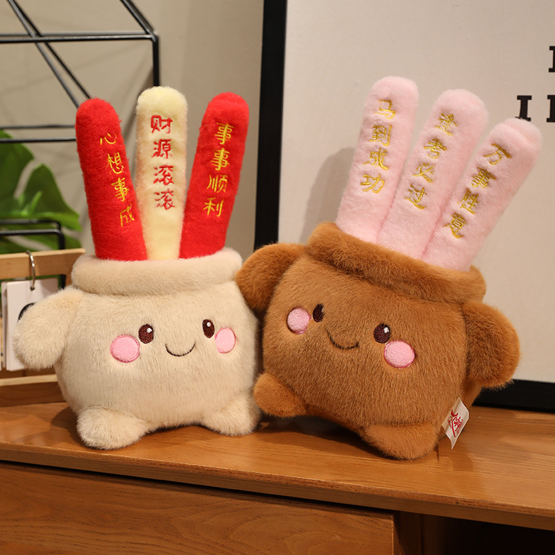 A creative and cute expression incense burner plush toy doll with a blessing in every exam and a continuous flow of wealth Application Scenario