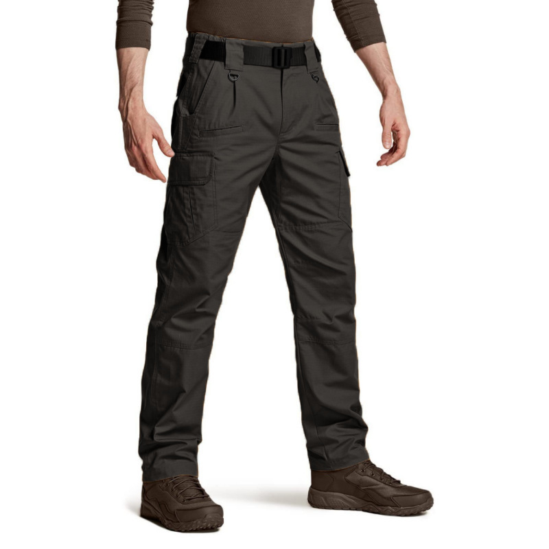 Cross-border men's outdoor sports workwear pants with multiple pockets, outdoor cycling, mountaineering and casual running pants in stock at the factory Application Scenario
