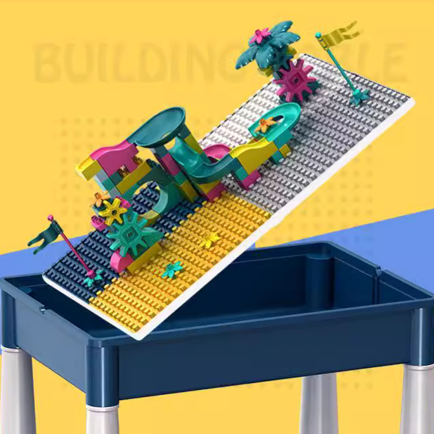 Fun Toys, children's multi-functional building block assembly toys, educational large particles, boys' and girls' ball track wholesale