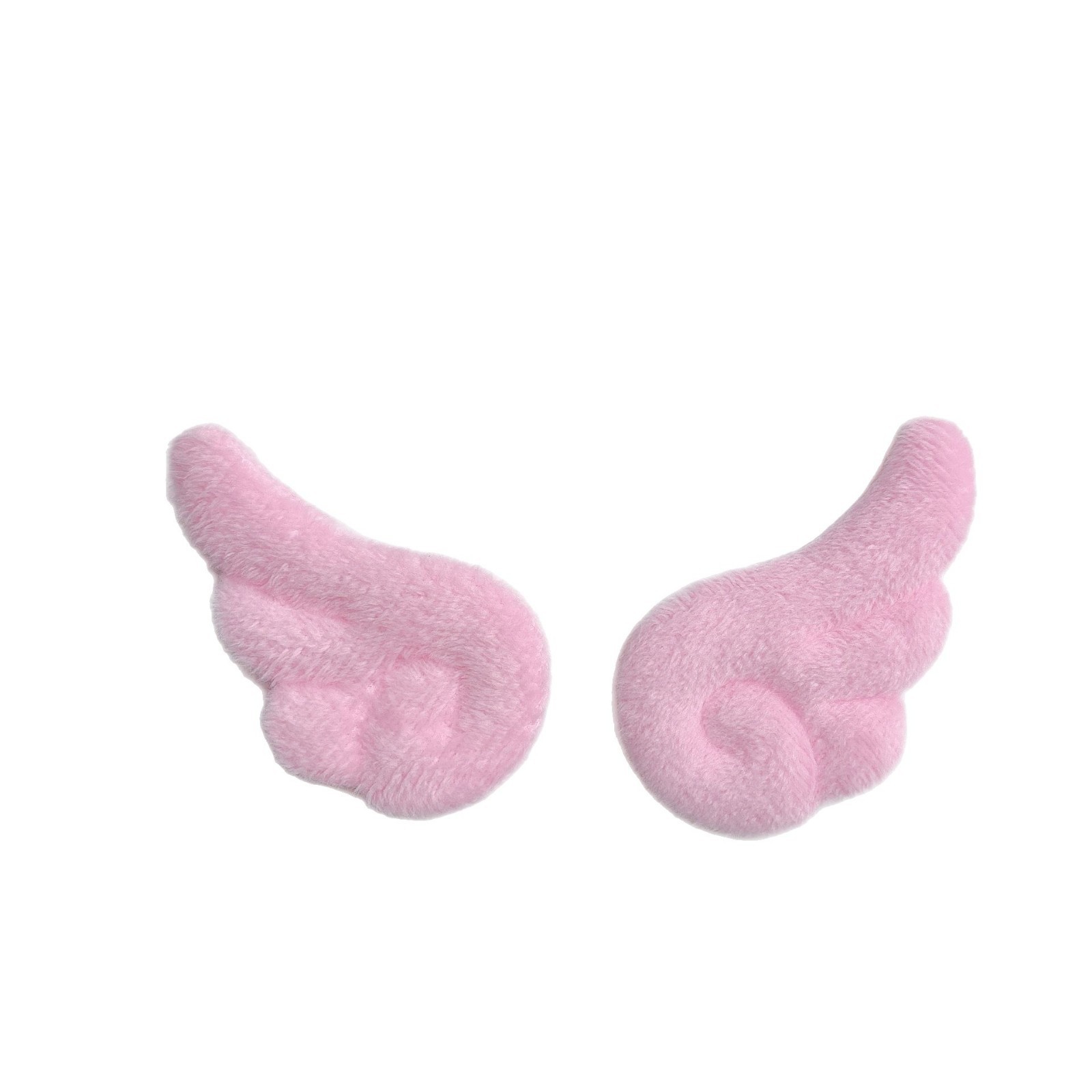 可爱天使翅膀毛绒配件DIY衣帽袜子发夹头饰配件装饰辅料超声波翅