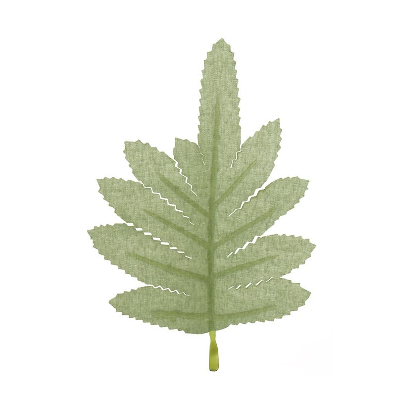 新款仿真丝印波斯叶绿植树叶家居装扮婚礼婚庆摄影户外道具装饰白底实物图