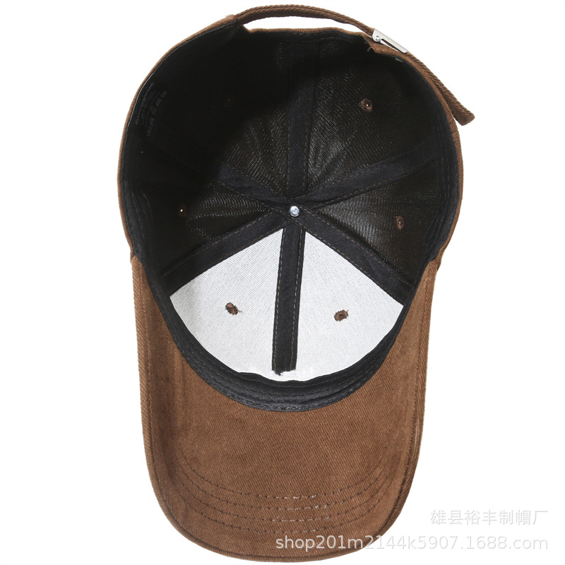 Spring and autumn baseball caps, women's style, small and bulky ones, men's hats, deep and large brims, wide baseball caps, round faces Specification image