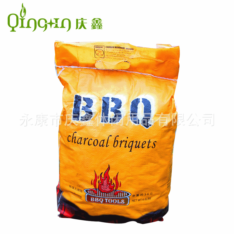 厂家供应烧烤机制木炭 3KG机制木炭 户外烧烤炭 烧烤机制木炭