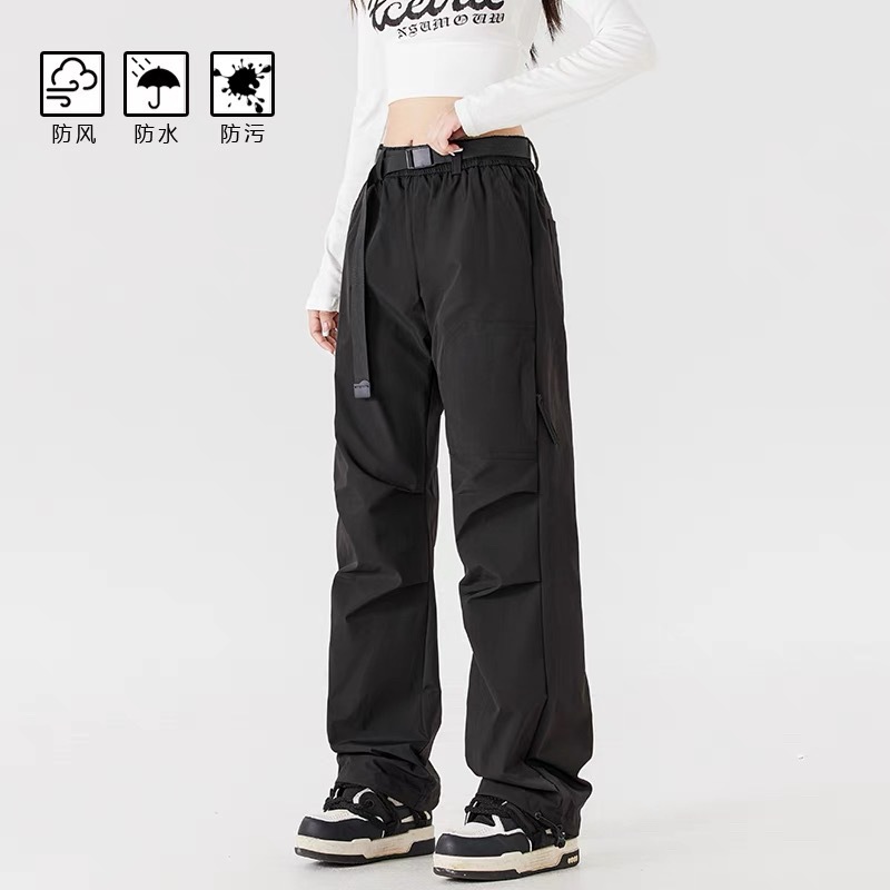 山系冲锋裤女秋冬工装裤男户外防水登山徒步伞兵动动裤小个子长裤产品图