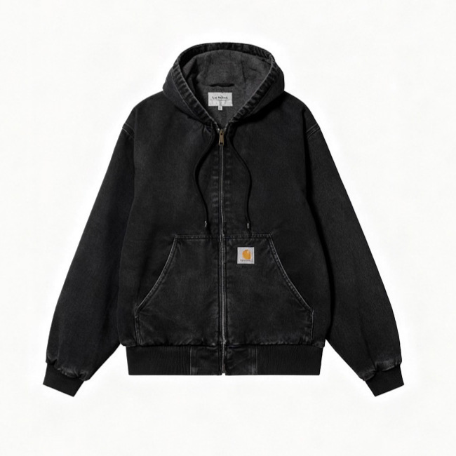 Cross-border European and American 2026 Autumn/Winter new men's Amazon fashion retro hooded long-sleeved zipper casual hoodie