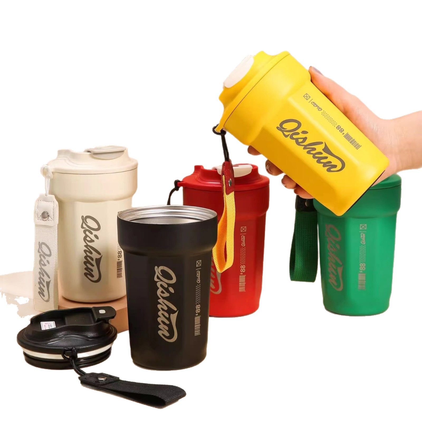 كأس قهوة صدئ من فولاذي Item Picture
